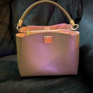 Kate Spade Green Shoulder Bag with Gold Accents